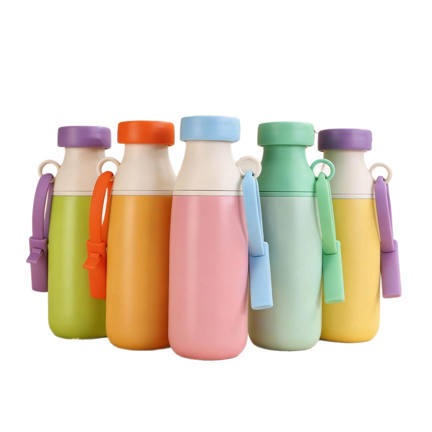 Damen Isolierte Sporttrinkflasche mit praktischem Trageband Brehn