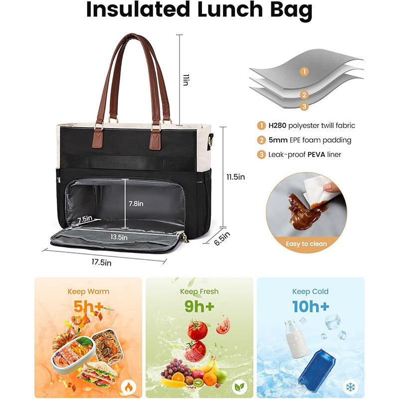 Multi-Funktionale gestepfte Tote Bag Brehn