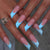 Moderne Geometrische Press-On Nagelkunst Brehn