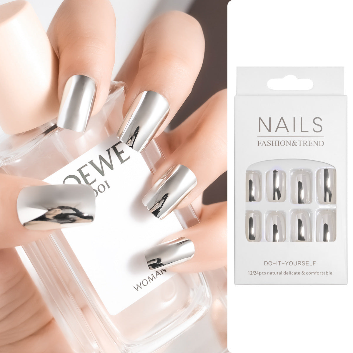 Premium Spiegel Finish Nagelkunst Tipps Brehn