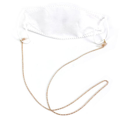 Minimalistische Kette Fußkettchen mit Kristall-Detail Brehn