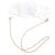 Minimalistische Kette Fußkettchen mit Kristall-Detail Brehn