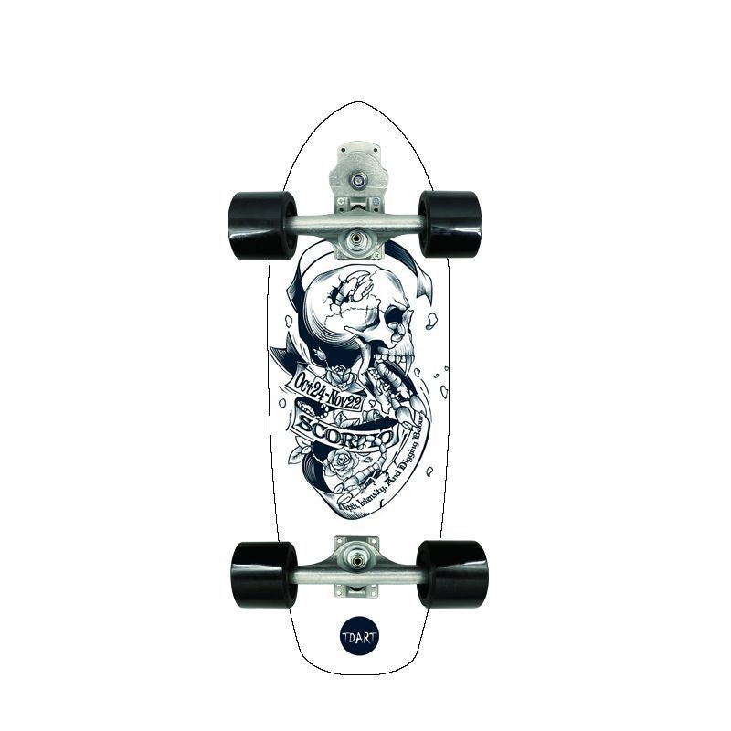 Retro-inspirierter Mini Cruiser Skateboard Brehn