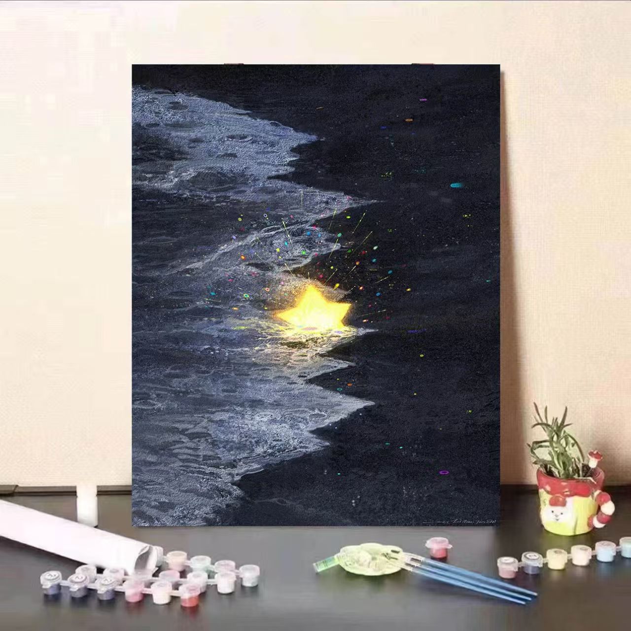DIY Starry Night Malen nach Zahlen Kit Brehn