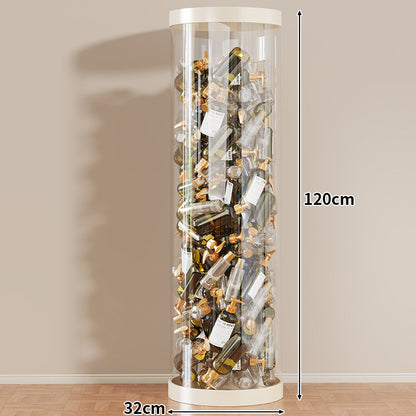 Hohe klare acryl vertikale Display-Zylinder für Mini-Parfüm- & Probeflaschen-Sammlung