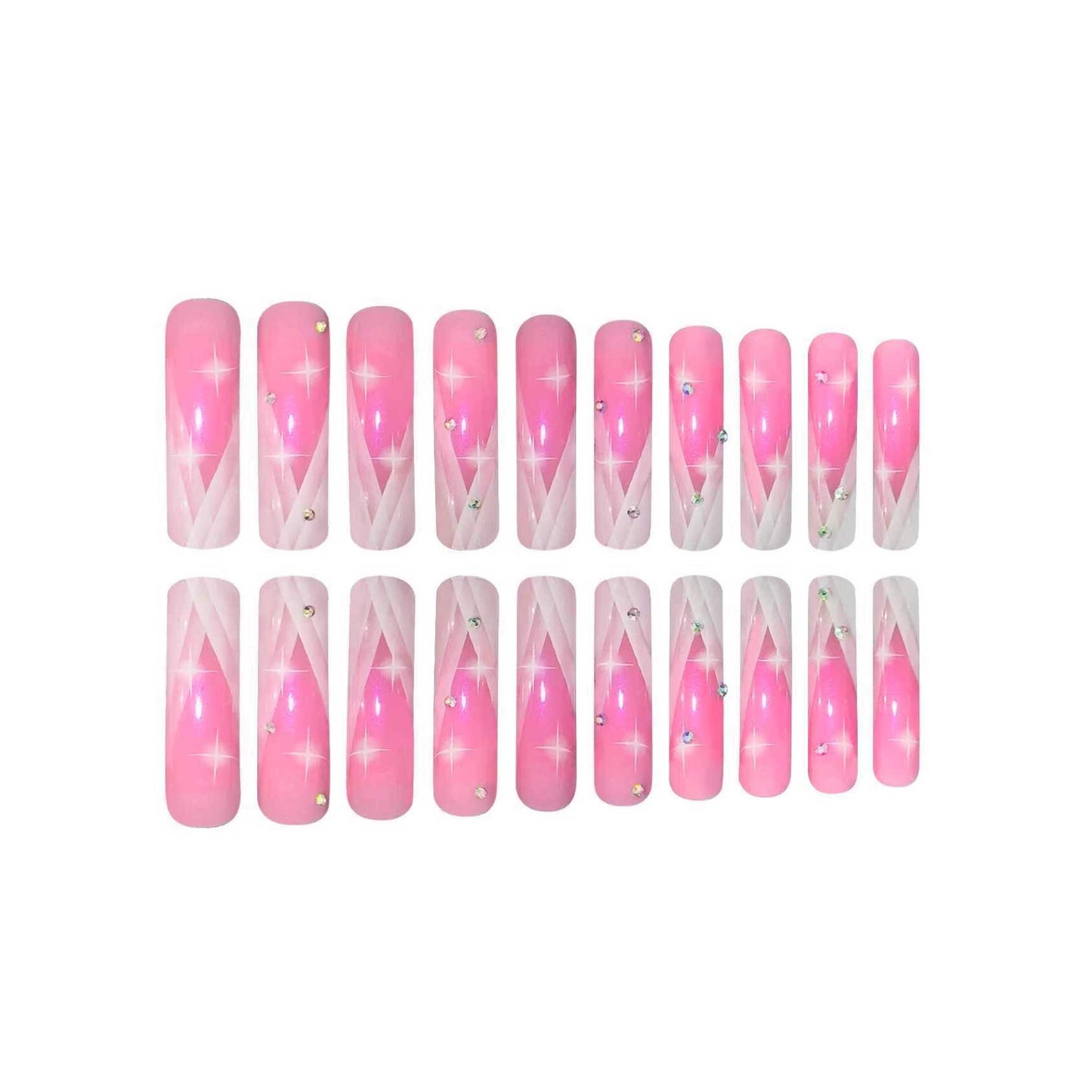 Glamouröse Lange Nagelverlängerungen Brehn