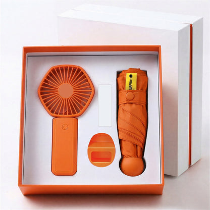 Unisex Tragbares Ventilator- und Trinkflaschen-Set Brehn