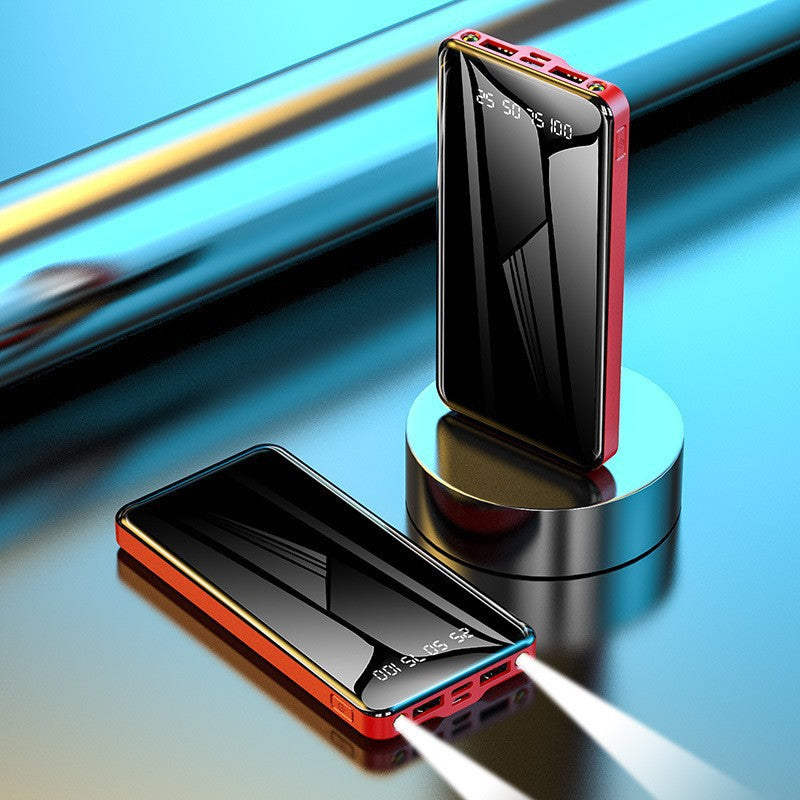 Vielseitige Powerbank mit Schnellem Ladeanschluss und Digitaler Anzeige Brehn