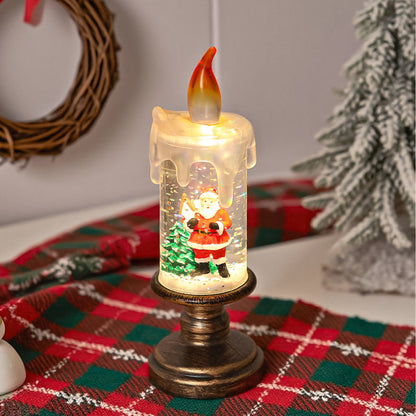 Nostalgische LED Weihnachtskerzen-Deko Brehn