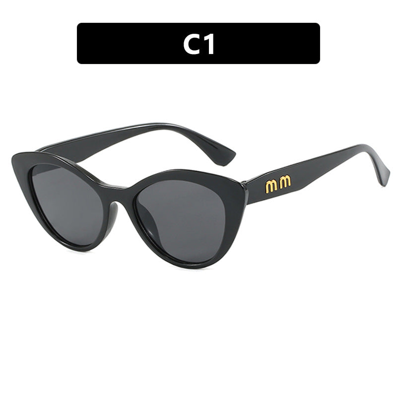 Damen extravagante Cat-Eye Sonnenbrille mit schützendem UV-Filter Brehn