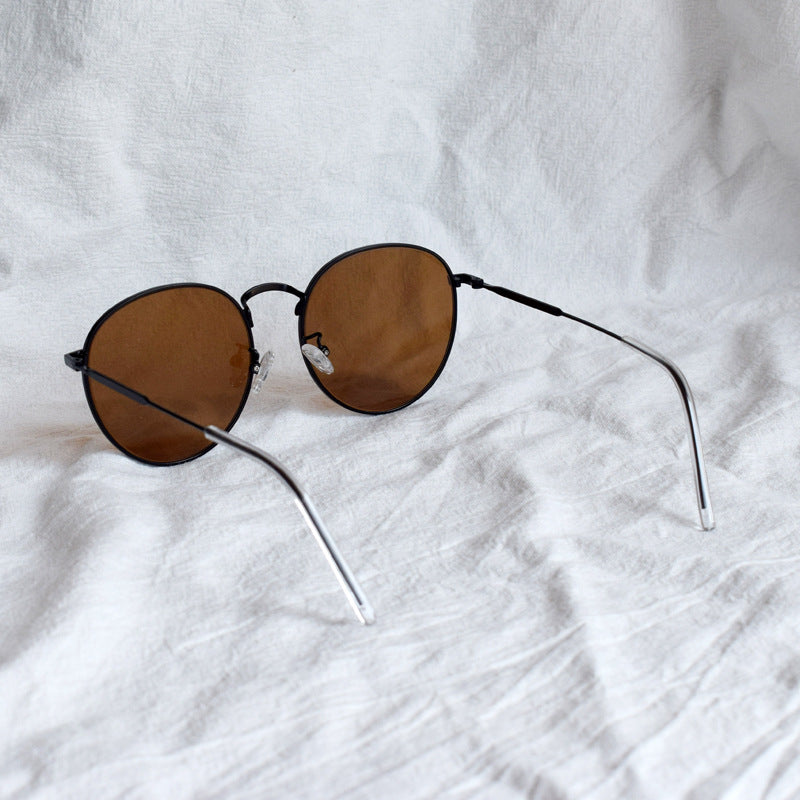 Oversized Runde Rahmen Sonnenbrillen Brehn