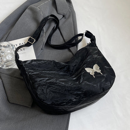 Lässige Schmetterlings-verzierte Schultertasche