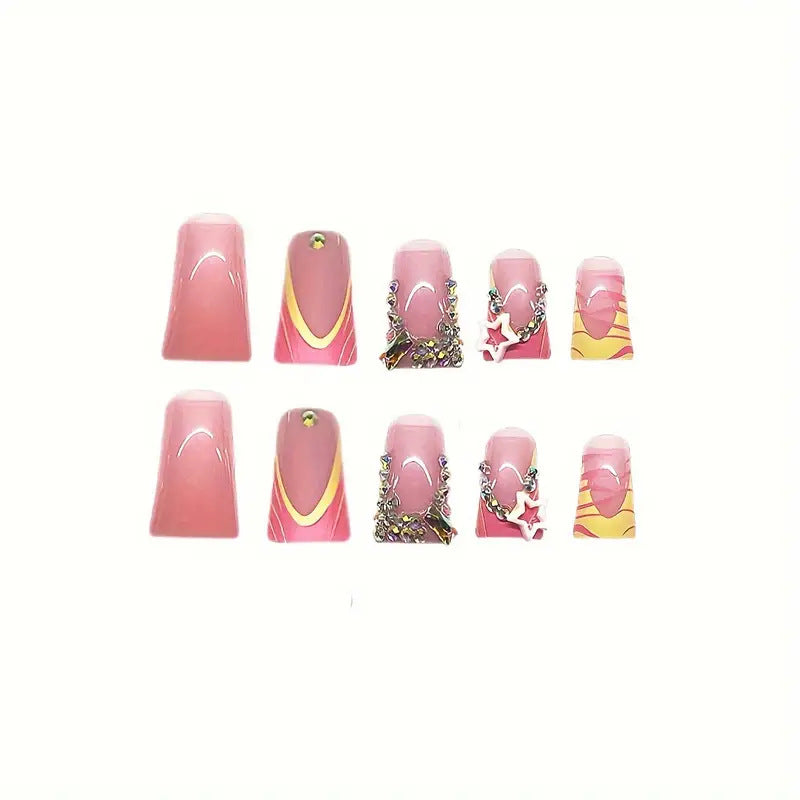 Dekorative 3D-Themen-Presse-Nagelkunst Brehn