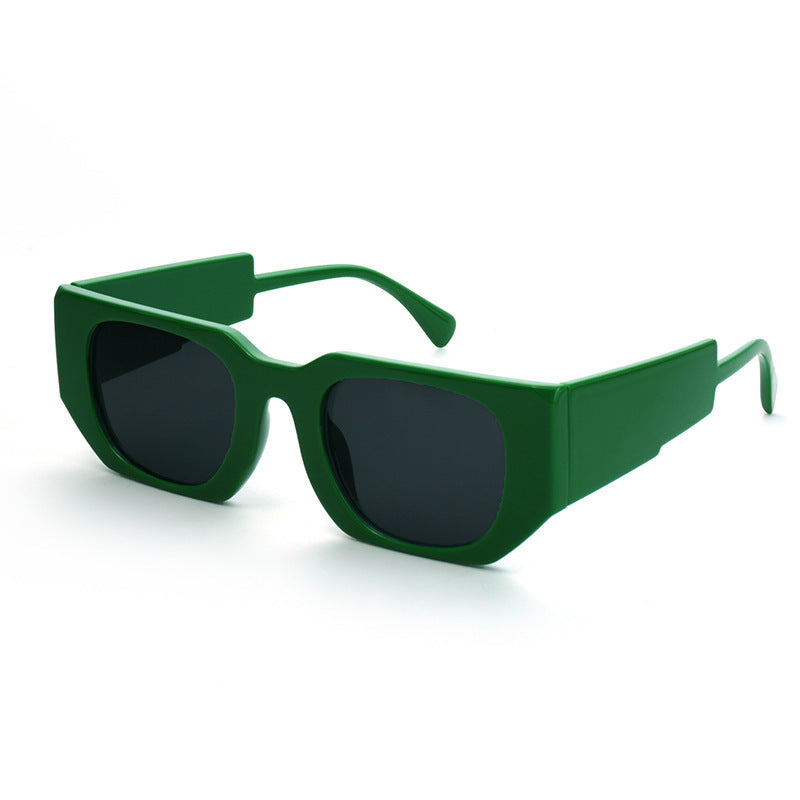 Damen Modische Sonnenbrille mit kantigem Rahmen und UV-Schutz Brehn