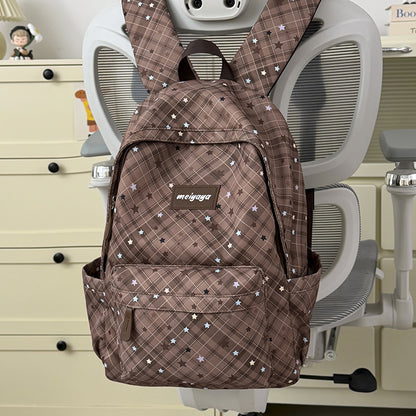 Stylischer leichter Rucksack mit niedlichem Teddybär-Schlüsselanhänger Brehn