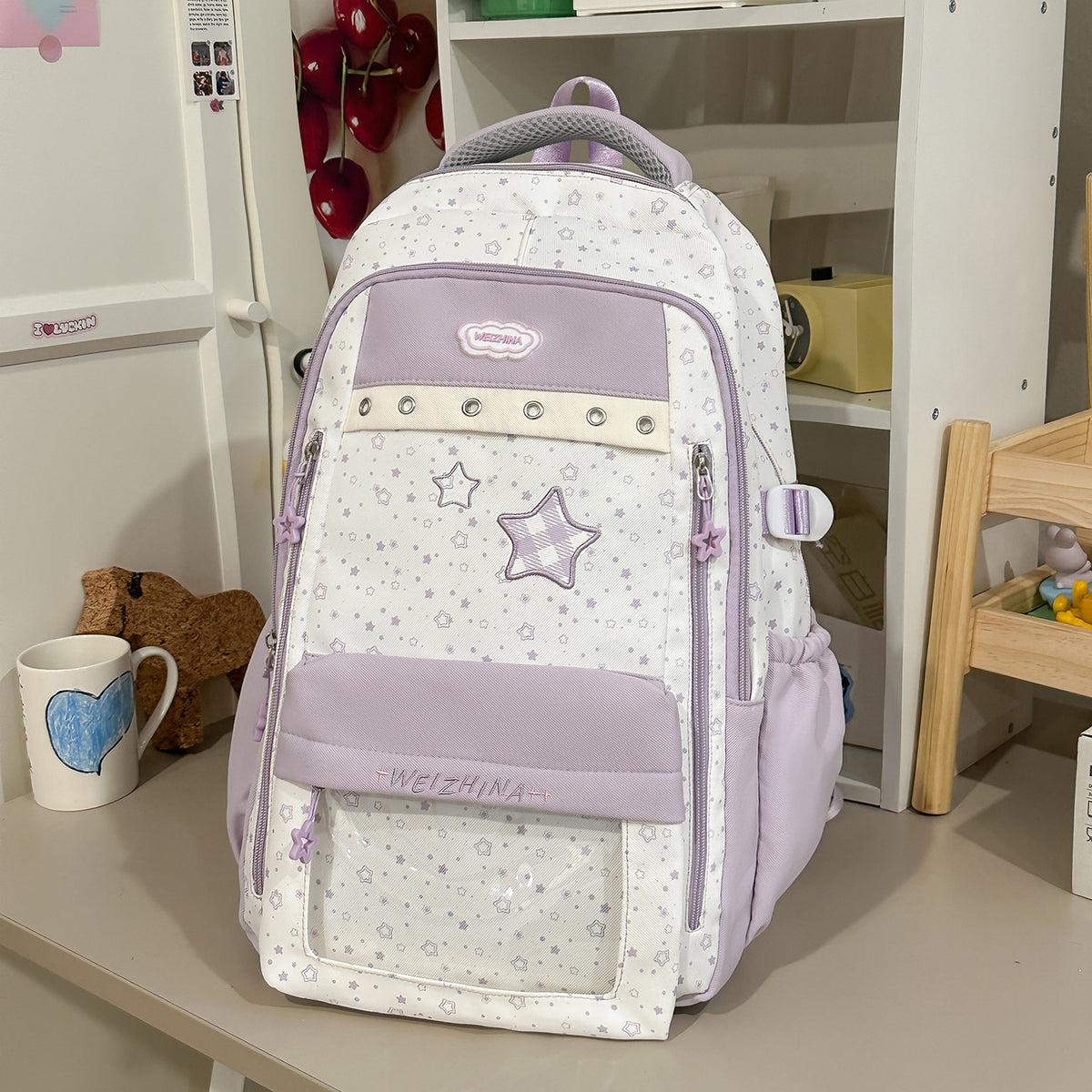 Transparente Taschen-Rucksack Brehn