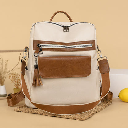 Multi-Funktionaler Kunstleder-Rucksack Brehn