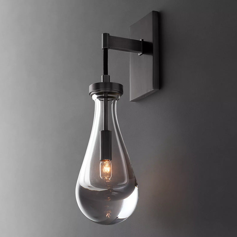 Elegante Glas Wandlampe