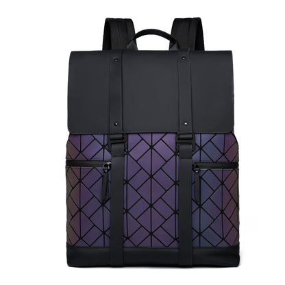 Geometrisches Muster Rolltop Rucksack Brehn