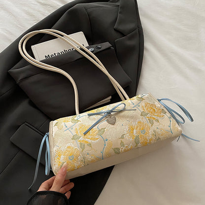 Elegante floral gestickte Handtasche