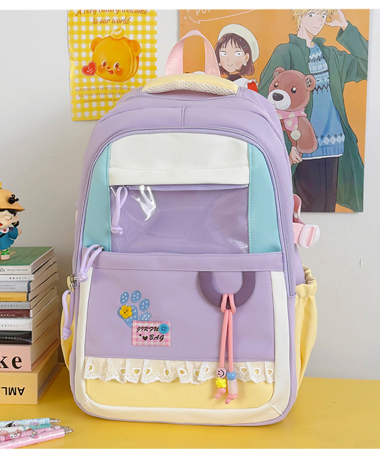 Verspielter Grafikdesign-Rucksack Brehn