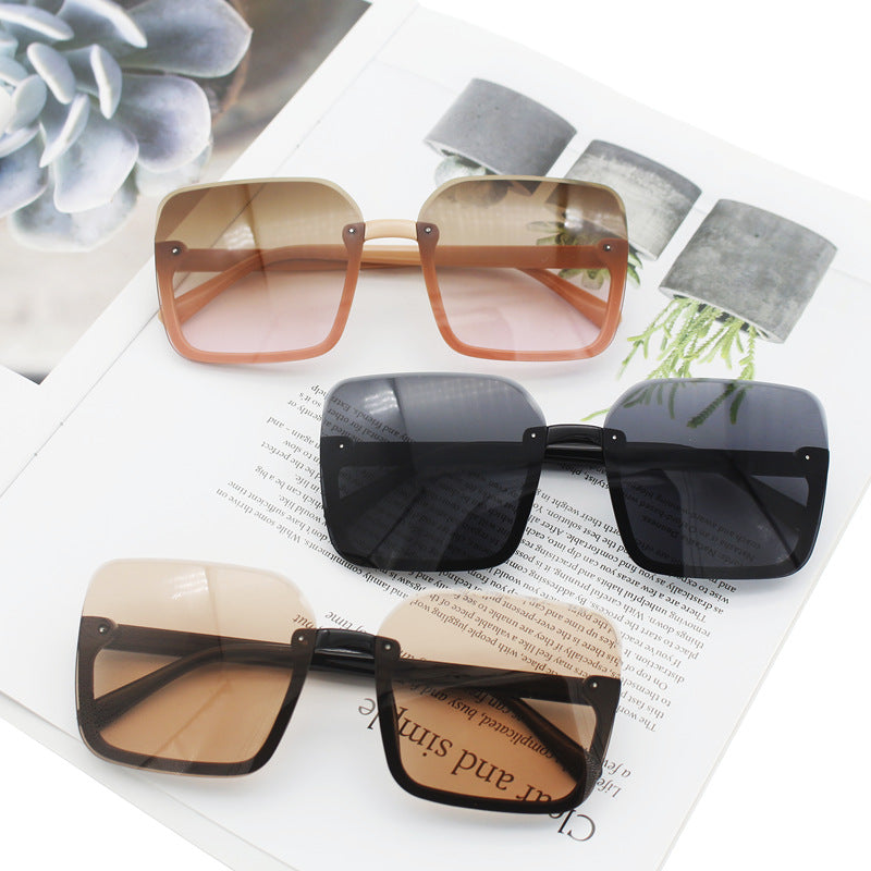 Damen quadratische Sonnenbrille mit extravagantem Leopardenmuster Brehn
