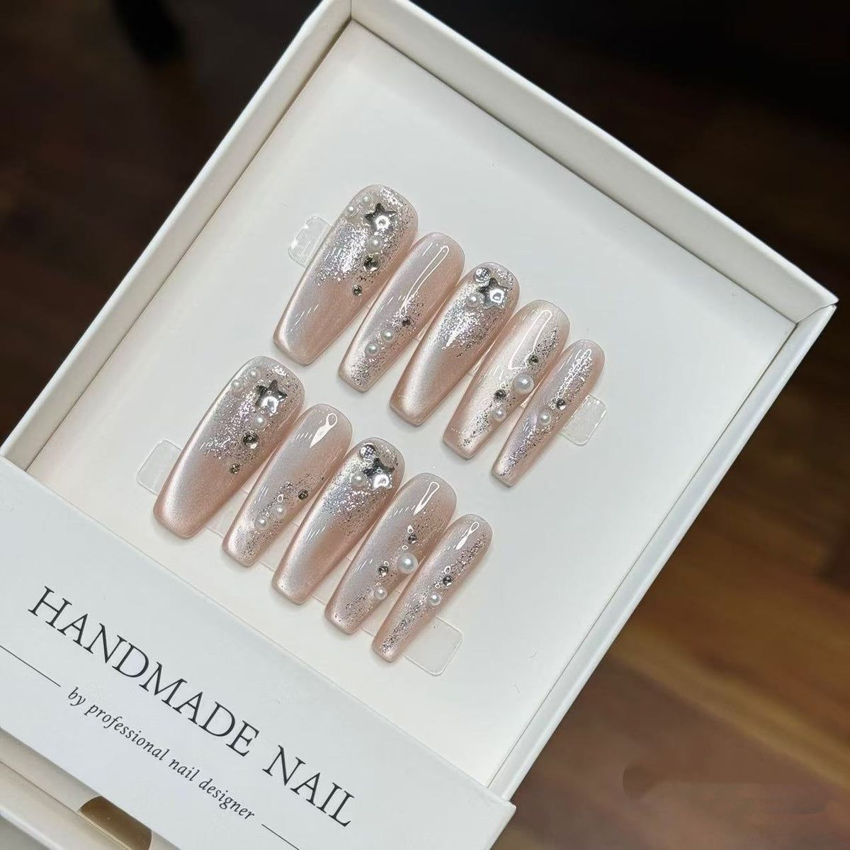 Individualisierbares glamouröses Press-On-Nagelset