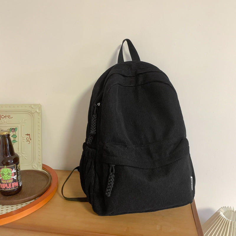Cord-Rucksack mit Vielseitigen Fächern und Ergonomischem Design Brehn
