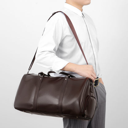 Elegante Leder Wochenendtasche Brehn
