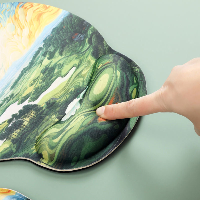 Ergonomische Illustrations-Mauspad