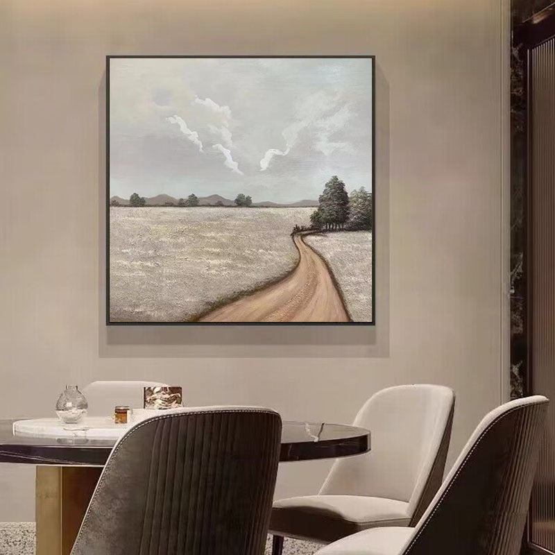 Rustikale Landschaft Leinwand Kunstwerk