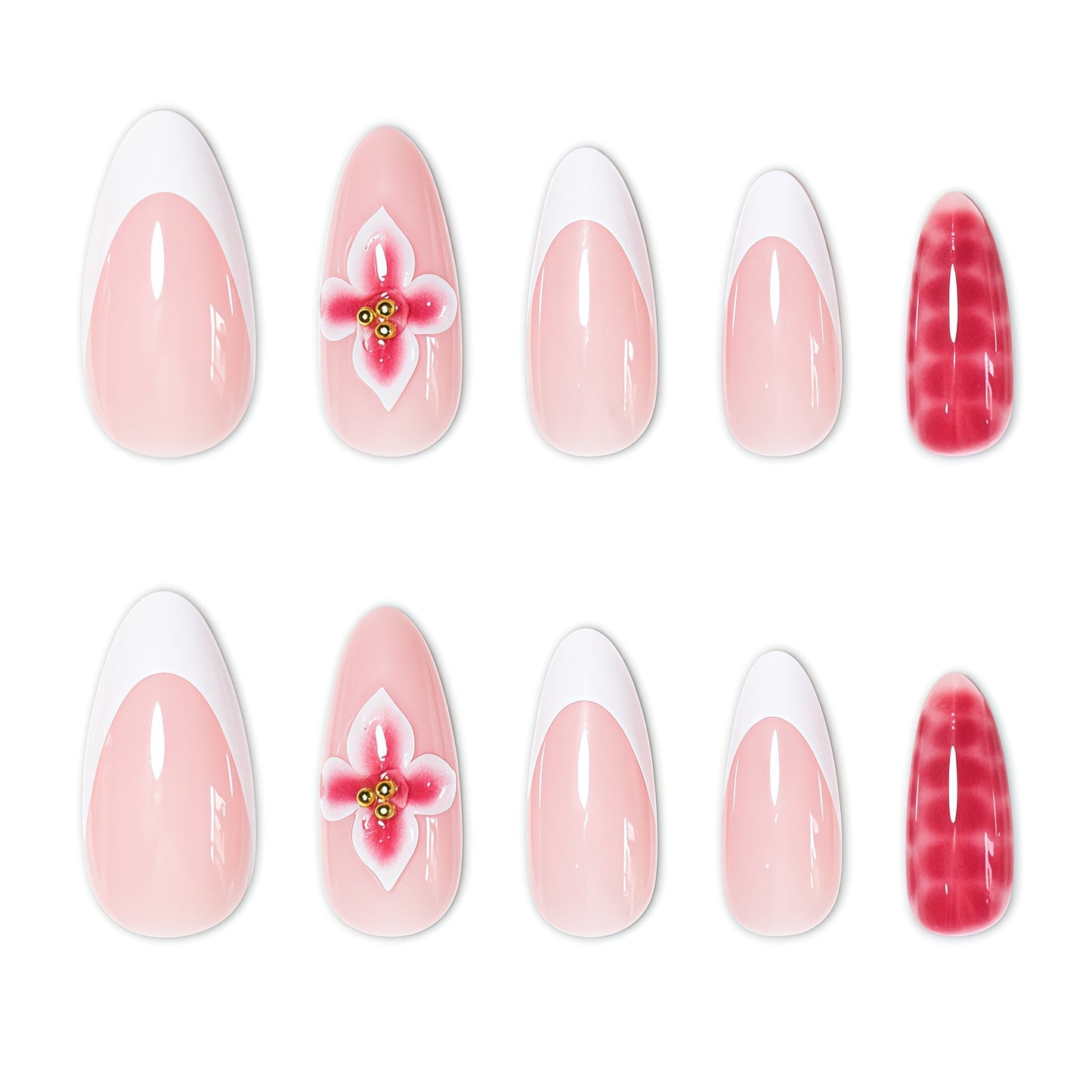 Florale Stiletto Nagelverstärkung Brehn