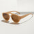 Damen oversized Sonnenbrille mit modernem, strukturiertem Rahmen Brehn