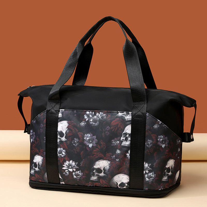 Künstlerisches Schädel-Druck Sport Duffel Tasche Brehn