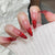 Künstlerische Gradient Stiletto Nägel Brehn