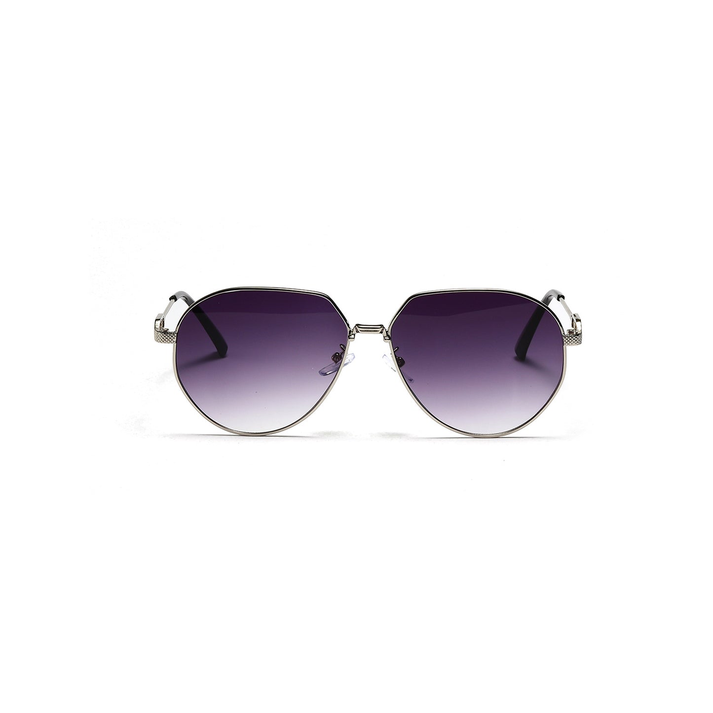 Damen stilvolle ovale Sonnenbrille mit modischem Metallrahmen Brehn
