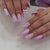 Kunstnagelset mit eleganten 3D-Schleifen und Glitzerdetails Brehn