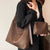 Weiches Wildleder Hobo Schultertasche Brehn