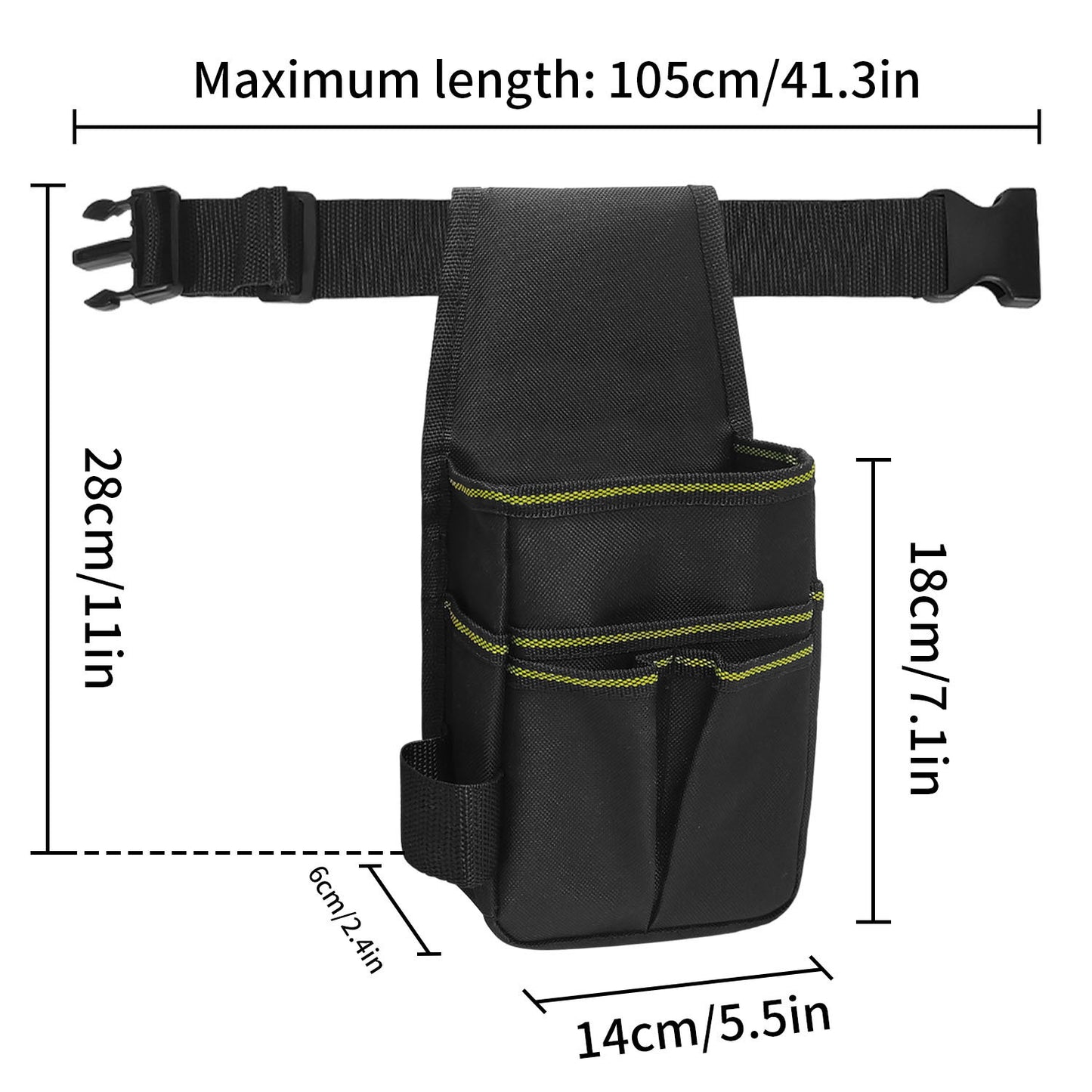 Multifunktionale Werkzeugtasche mit Verstellbarem Gürtel Brehn