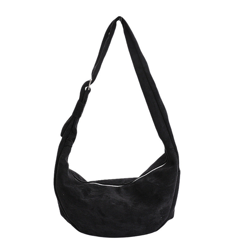 Weiche Wildleder lockere Schultertasche