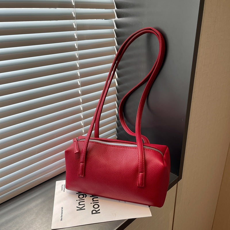 Minimalistische Leder Umhängetasche