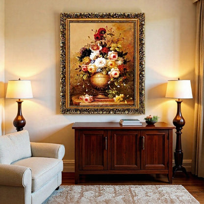 Klassische Blumen Wandkunst Print