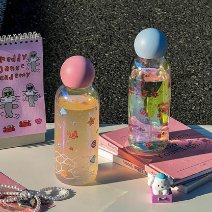 Damen Glas Trinkflasche Brehn