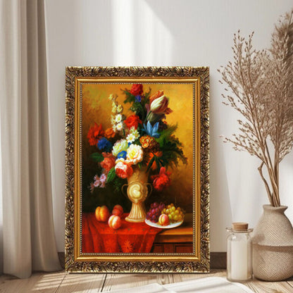 Vintage Blumen Kunstwerk