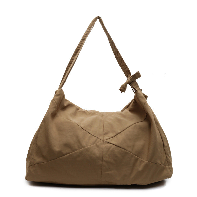 Texturiertes Stoff Schulter Hobo Bag Brehn
