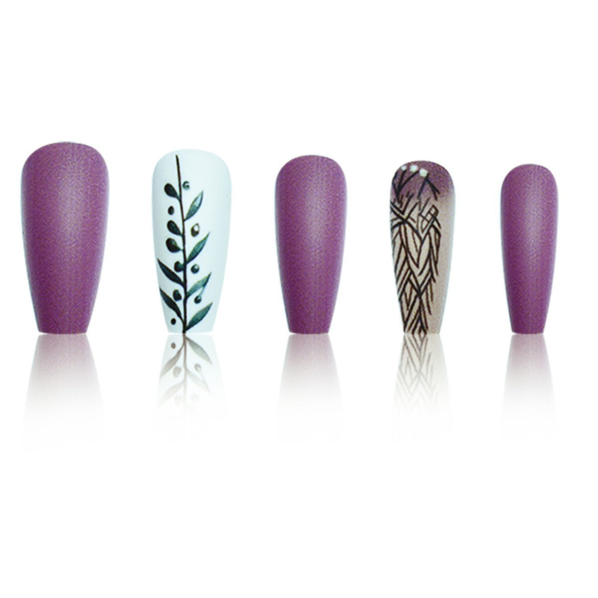 Botanisches Nagelkunstdesign Brehn