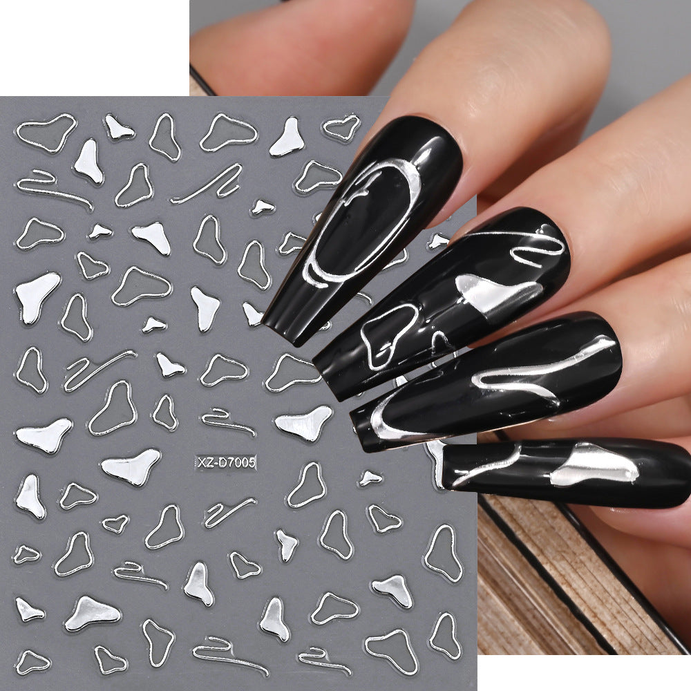 Floral Decorative Nail Art Aufkleber