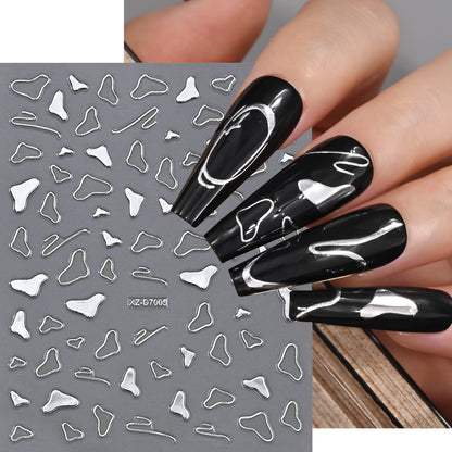Floral Decorative Nail Art Aufkleber