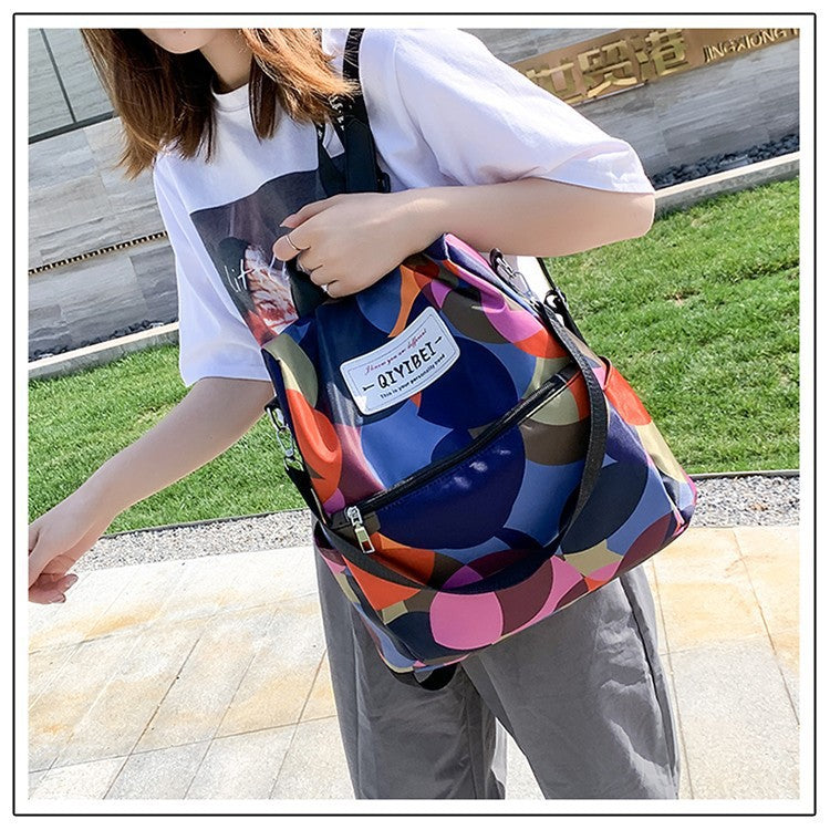 Bunter geometrischer Muster-Rucksack Brehn