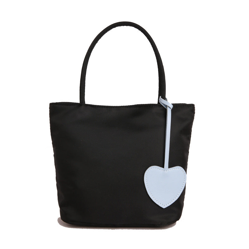 WoStylish Herz-geschmückte Alltags-Tote-Tasche Brehn